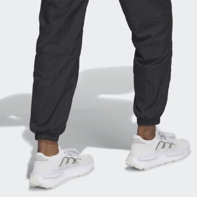 Pantalones De Nylon Arrugado Premium Essentials Negros Adidas