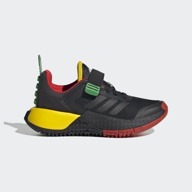 Negro Caliente Adidas Dna X Lego Encaje Elástico Y Correa Superior Zapatos