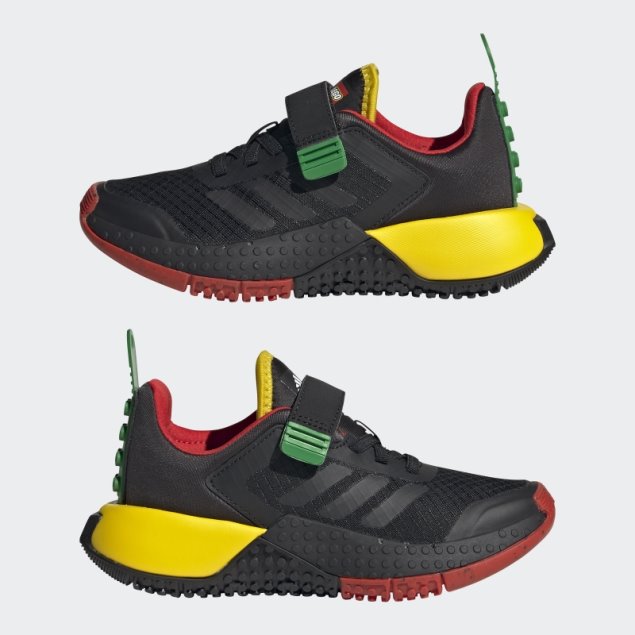 Negro Adidas Dna X Lego Elastic Lace And Top Strap Zapatos Moda