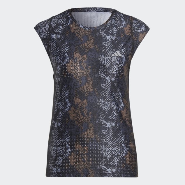 Camiseta Adidas Fast Running Hecha Con Tinta Plástica Parley Ocean