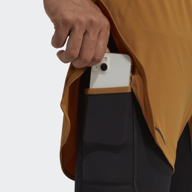 Adidas Heat.rdy Hiit 2-in-1 Shorts De Entrenamiento Bronce