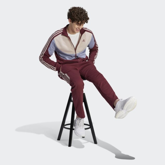 Chándal Adidas Colorblock Rojo Moda