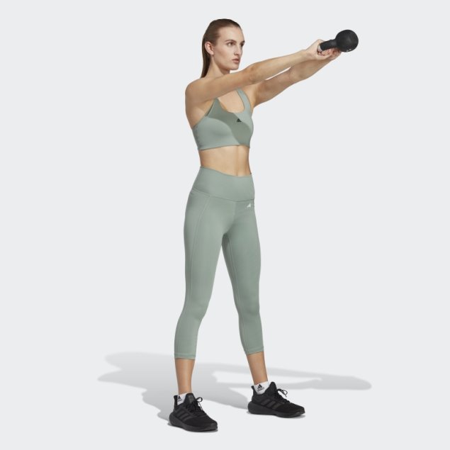 Adidas Powerimpact Training Sujetador De Sujeción Media Negro