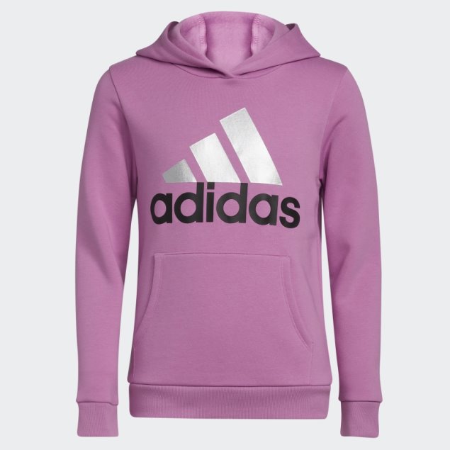 Sudadera Con Capucha De Forro Polar Con Gráfico Adidas Lila