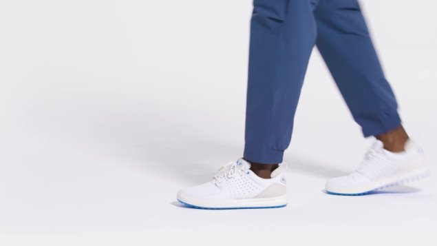 Zapatos De Golf Sin Clavos Flopshot Adidas Blanco