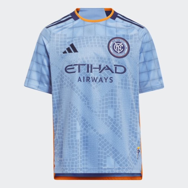 Camiseta New York City Fc 23/24 Primera Bahia Azul Claro Adidas