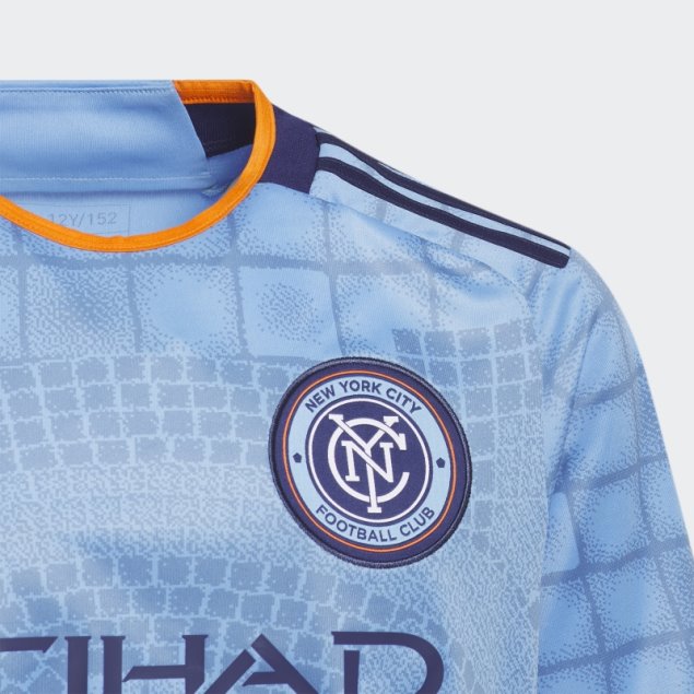 Camiseta New York City Fc 23/24 Primera Bahia Azul Claro Adidas