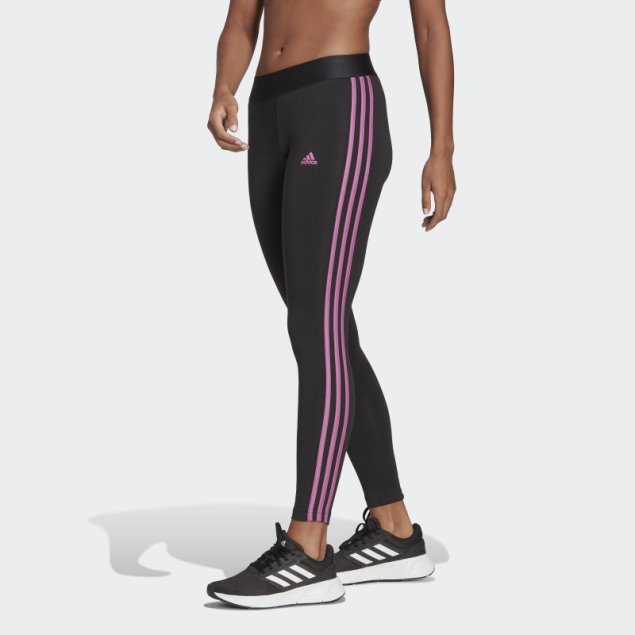 Negro Adidas Loungewear Essentials 3-stripes Leggins