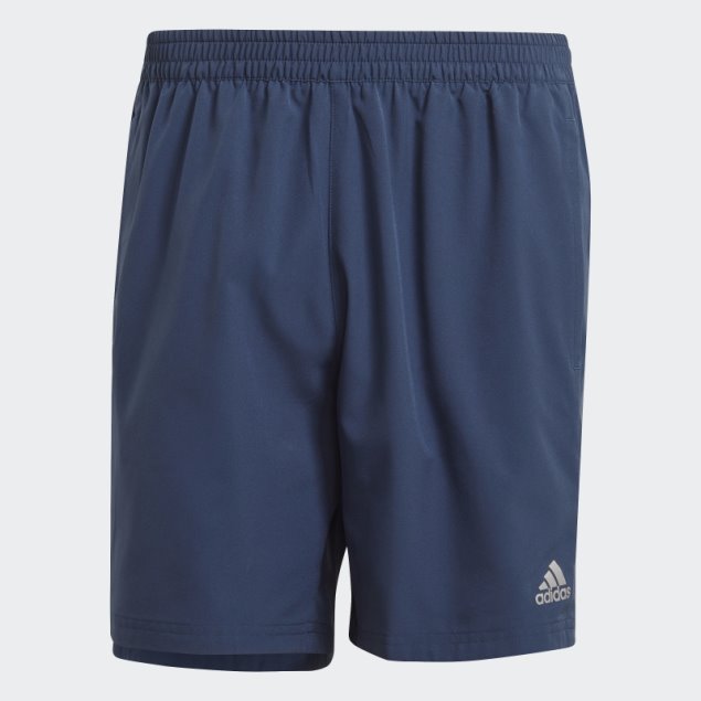 Pantalón Corto Run It Azul Marino Adidas