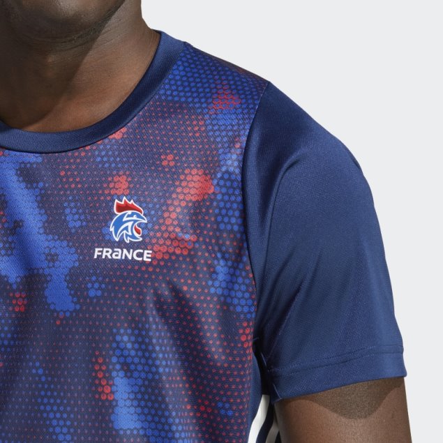Camiseta Francia Balonmano Adidas Azul Marino