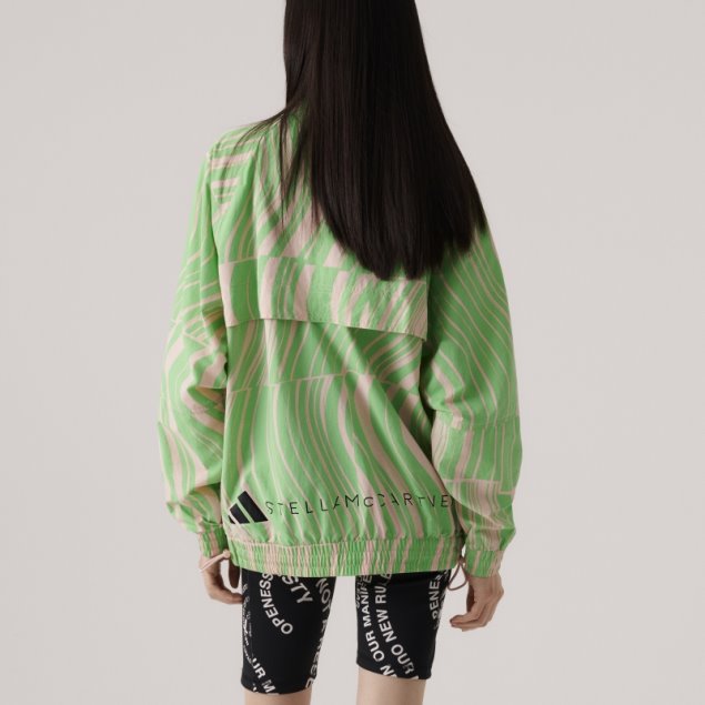 Sudadera Rosa Con Estampado De Adidas By Stella Mccartney Truecasuals