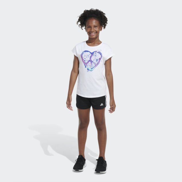 Camiseta Adidas Blanca Manga Corta