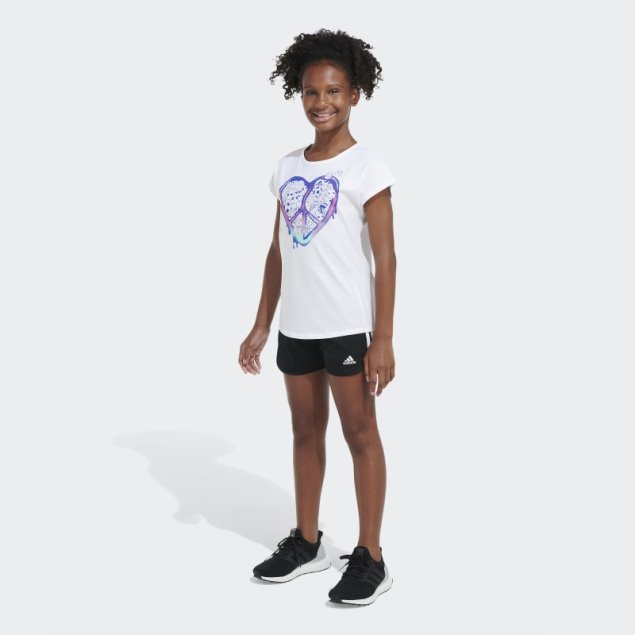 Camiseta Adidas Blanca Manga Corta