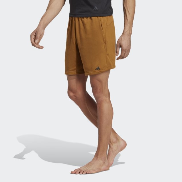 Shorts De Entrenamiento De Base De Yoga Bronce Adidas