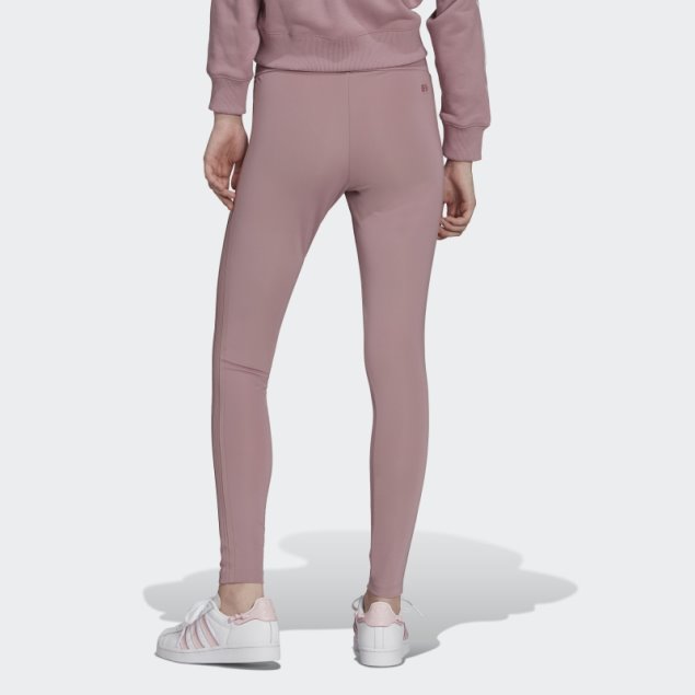 Mallas Adidas Malva Adicolor Classics Tonal Con 3 Rayas