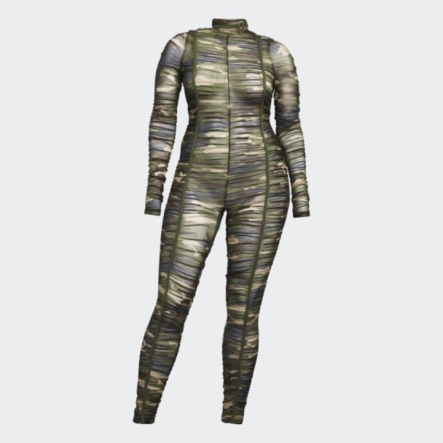 Catsuit Fruncido (talla Grande) Adidas Aop Camo