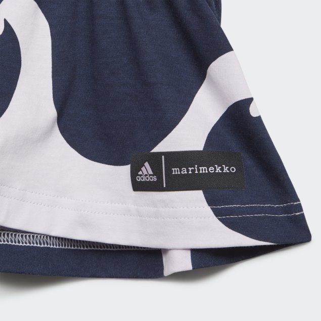 Vestido Marimekko Azul Marino Adidas