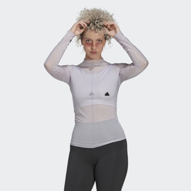 Adidas Camiseta De Manga Larga Amanecer Plata