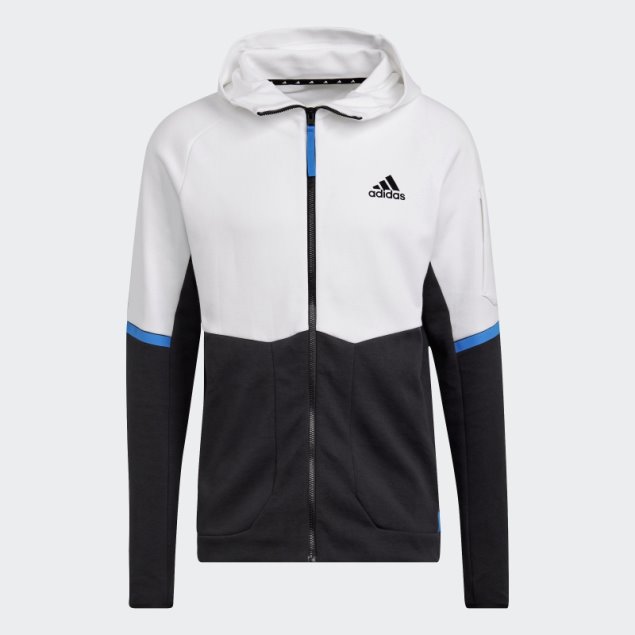 Chaqueta Con Cremallera Completa Diseñada Para Gameday Blanco Adidas