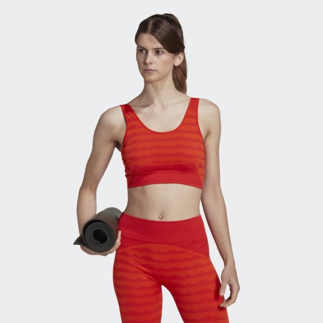Adidas Marimekko Light-support Aeroknit Sujetador Naranja