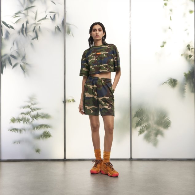 Shorts Adidas Camo Print Terry (todos Los Géneros)