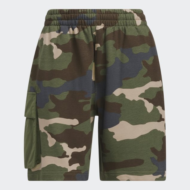 Shorts Adidas Camo Print Terry (todos Los Géneros)