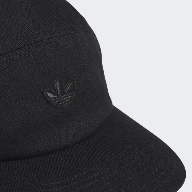 Adidas Gorra Negra De Cinco Paneles Adicolor