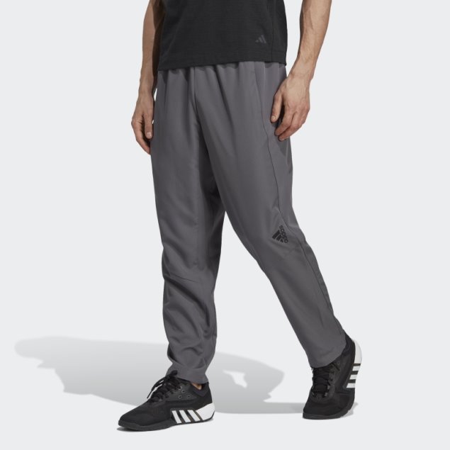 Gris Aeroready Diseñado Para Pantalones De Entrenamiento De Movimiento Adidas