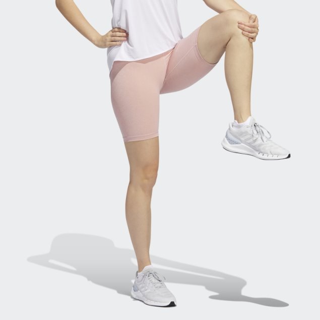 Mallas Cortas Adidas Training Bike Optime Malva Mel