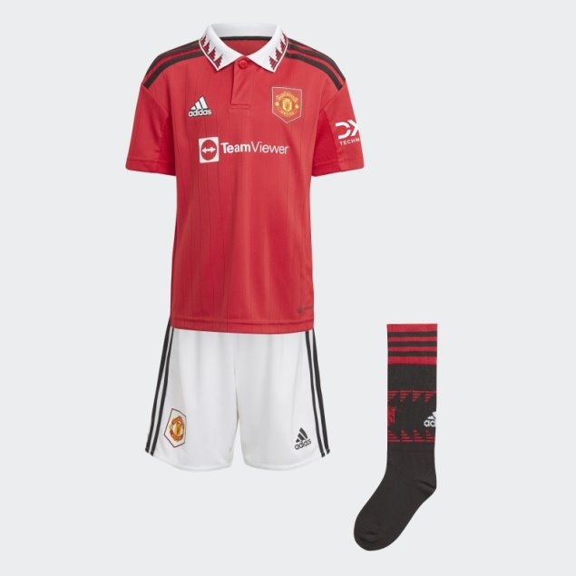 Adidas Manchester United 22/23 Primera Equipación Mini Blanco Moda