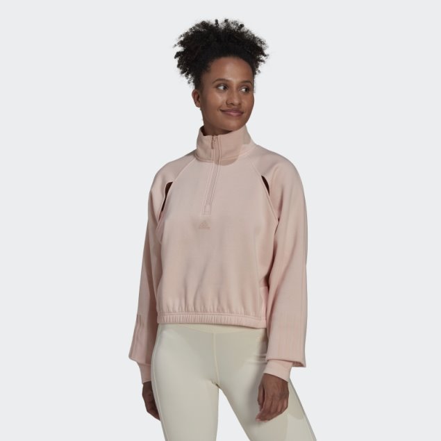 Sudadera Adidas Hyperglam Polar Rosa Vapor