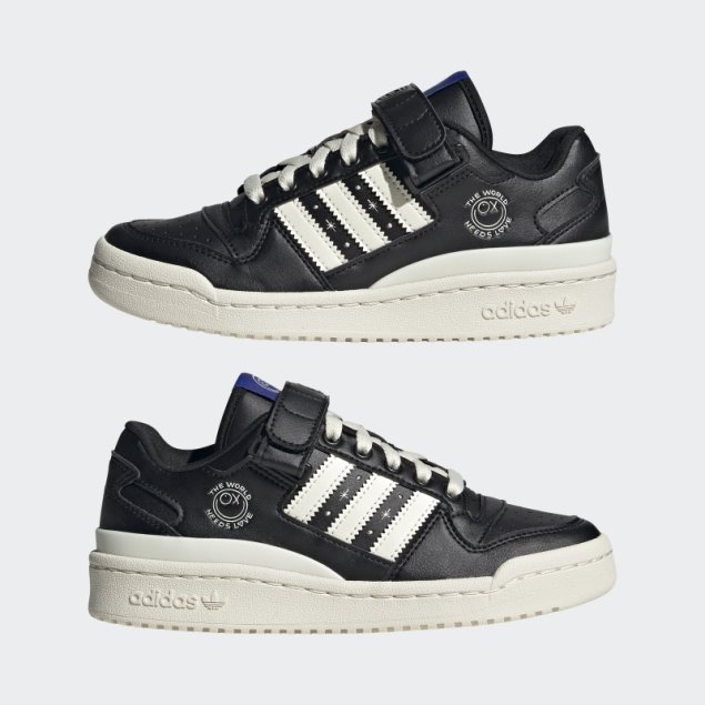 Zapatillas Adidas Negras Foro Bajas