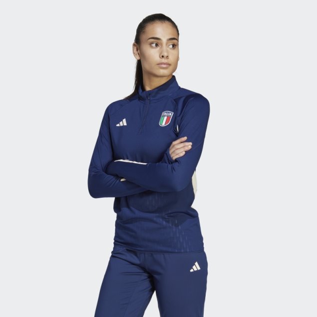 Adidas Italia Tiro 23 Pro Camiseta Azul Oscuro