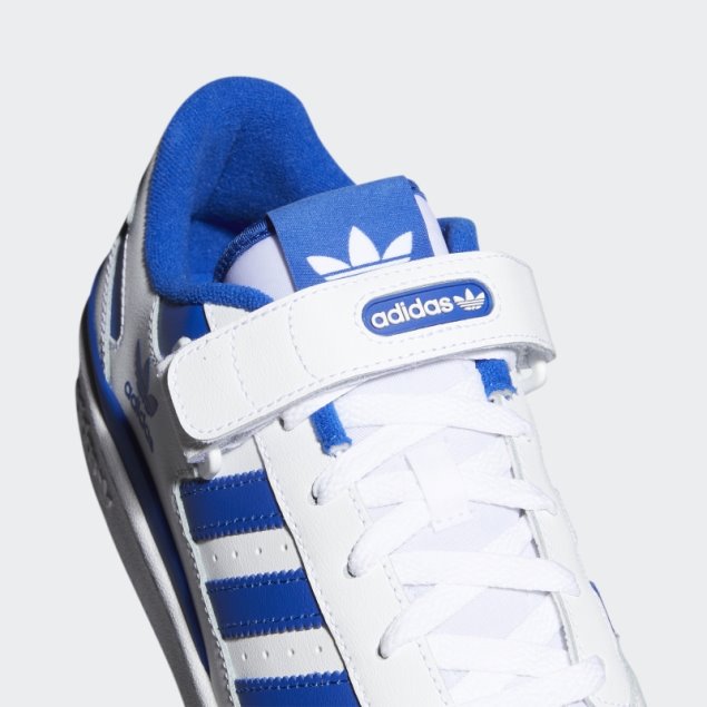 Zapatos Adidas Bajos Foro Azul Real