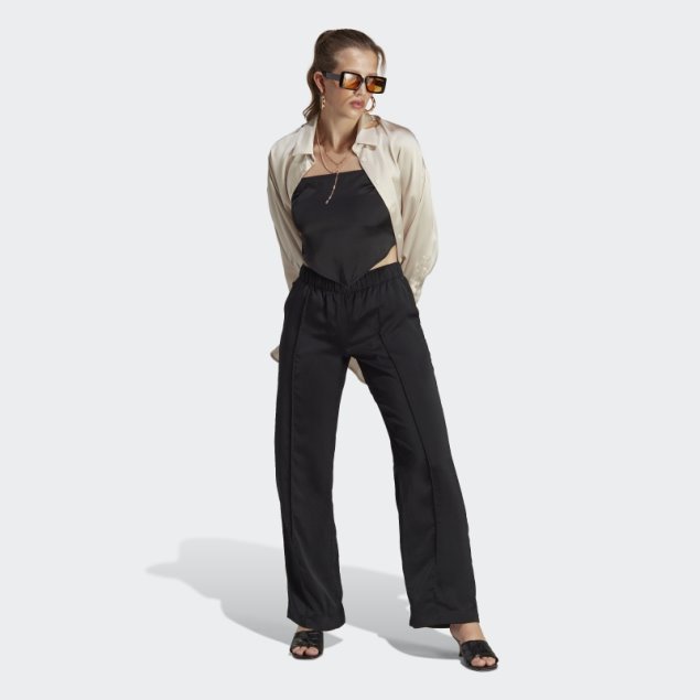 Pantalones Adidas Premium Essentials Satin Negro