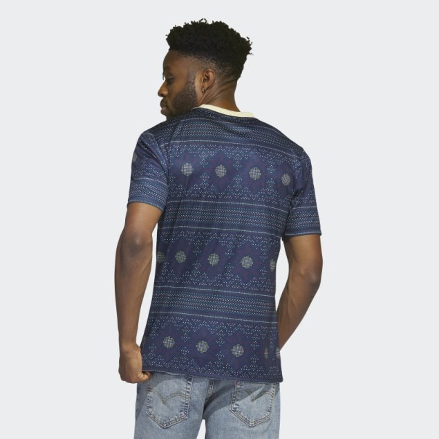 Camiseta Pre-partido Azul Marino Jamaica Tiro 23 Adidas