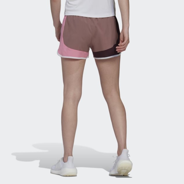 Adidas Marathon 20 Colorblock Pantalón Corto De Running Morado