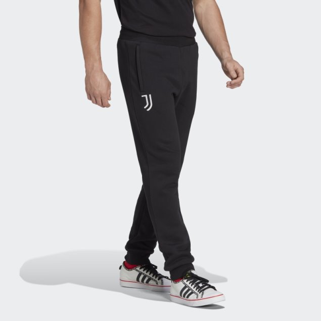 Pantalón De Chándal Juventus Essentials Trefoil Adidas Negro