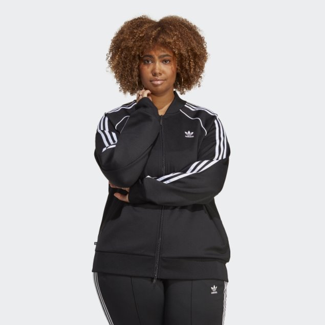 Adicolor Classics Sst Track Top (tallas Grandes) Adidas Negro