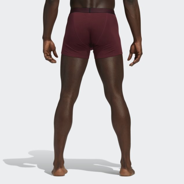 Adidas Core Cotton Trunk Calzoncillos 4 Pares Burdeos