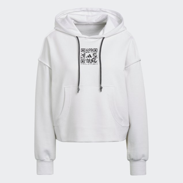 Blanco Adidas X Karlie Kloss Sudadera Con Capucha De Moda