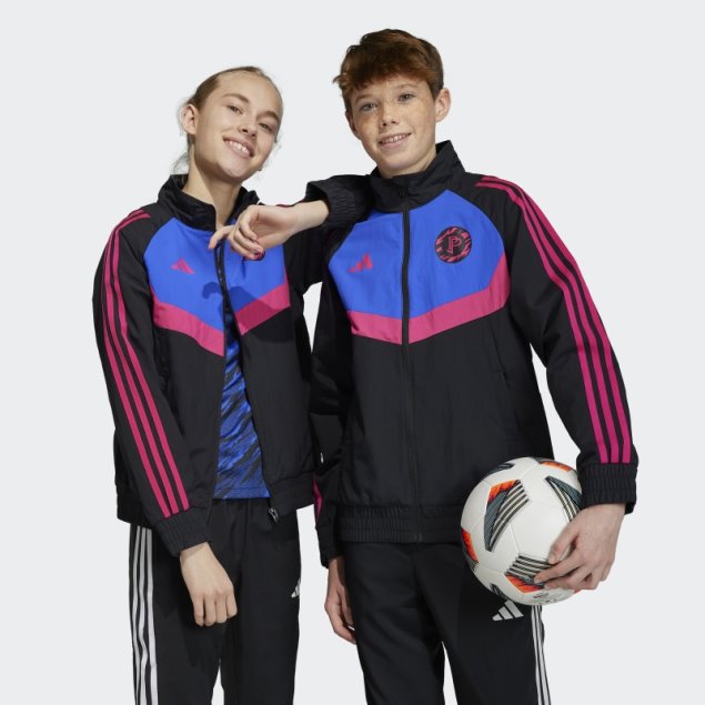 Chamarra Tejida Azul Pogba De Adidas