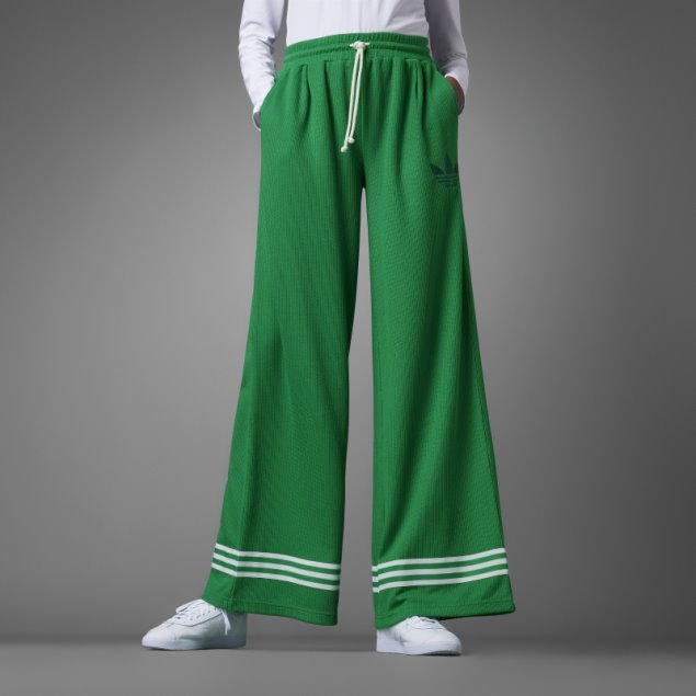 Adidas Adicolor 70s Knit Pantalones Anchos Verde