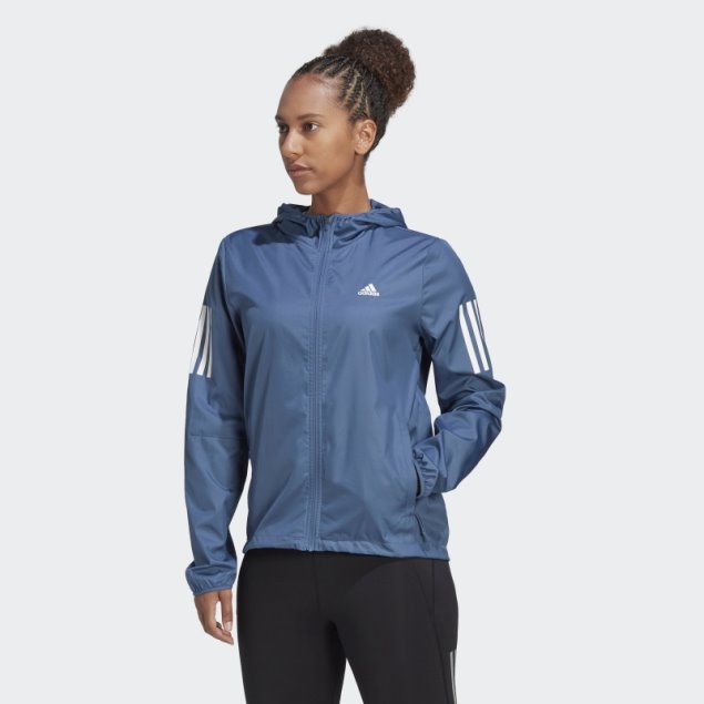 Own The Run Cortavientos De Running Con Capucha Acero Adidas