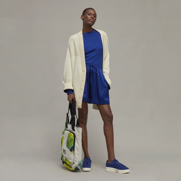 Shorts Adidas Y-3 De Seda Técnica