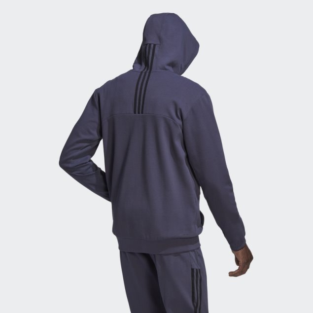 Azul Marino Adidas Aeroready Yoga Sudadera Con Cremallera Completa