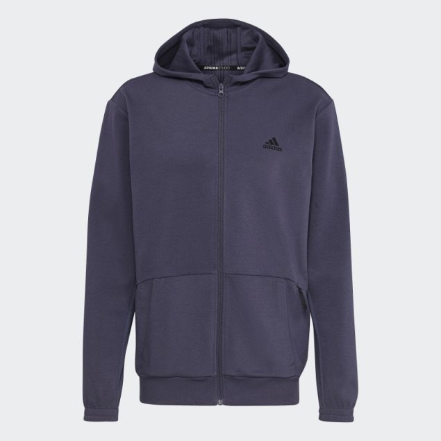 Azul Marino Adidas Aeroready Yoga Sudadera Con Cremallera Completa