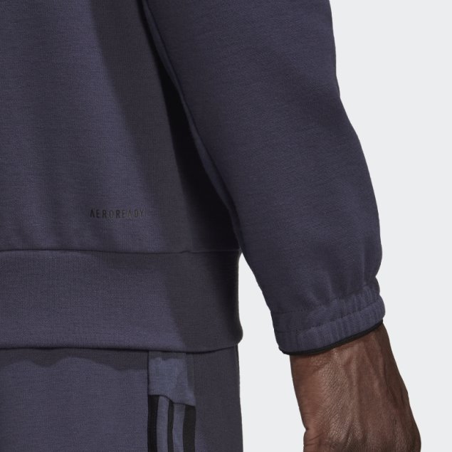 Azul Marino Adidas Aeroready Yoga Sudadera Con Cremallera Completa