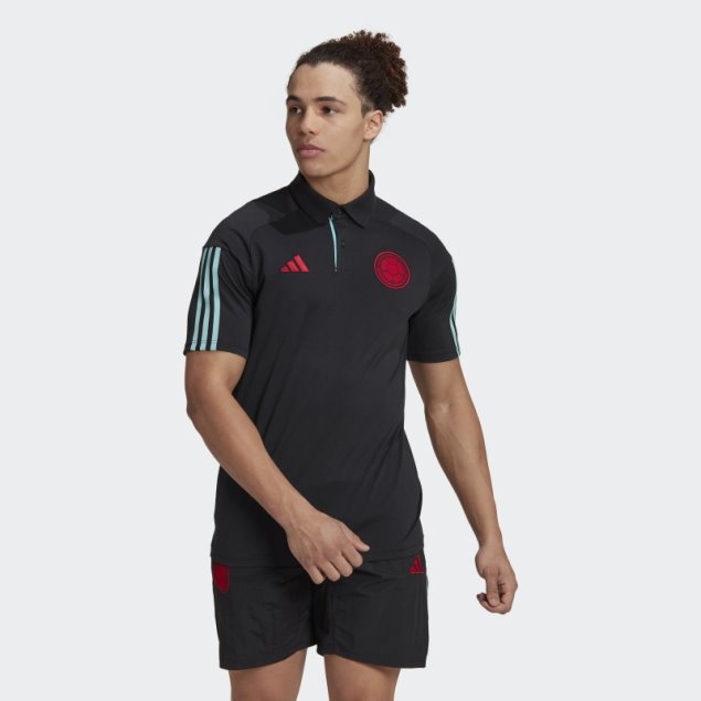 Polo Adidas Colombia Tiro 23 Negro
