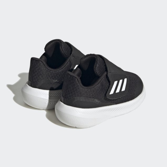 Negro Adidas Runfalcon 3.0 Zapatos Con Velcro